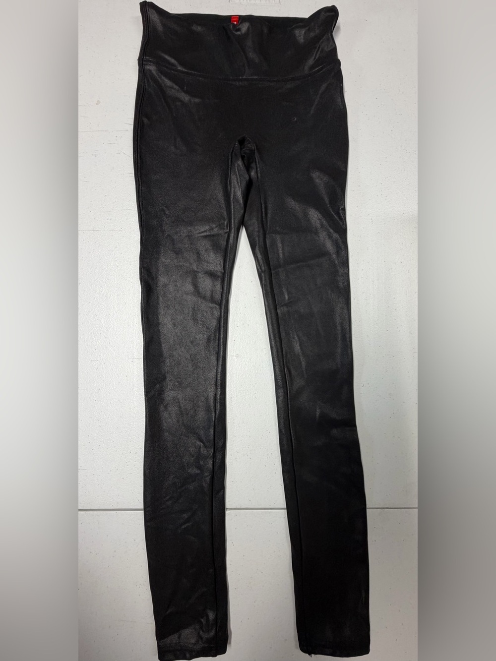 Spanx Women's Faux Leather Leggings Black Size XS